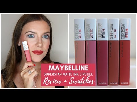 Maybelline SuperStay Matte Ink Liquid Lipstick Swatches & Review – Hoots of  a Night Al