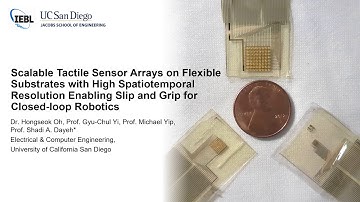 Scalable Tactile Sensor Arrays on Flexible Substrates with High Spatiotemporal Resolution