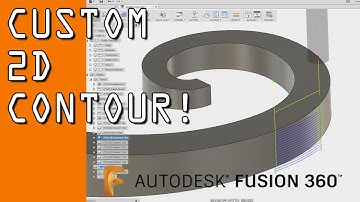 Fusion 360 CAM Tutorial: Controlling 2D Contour! FF81