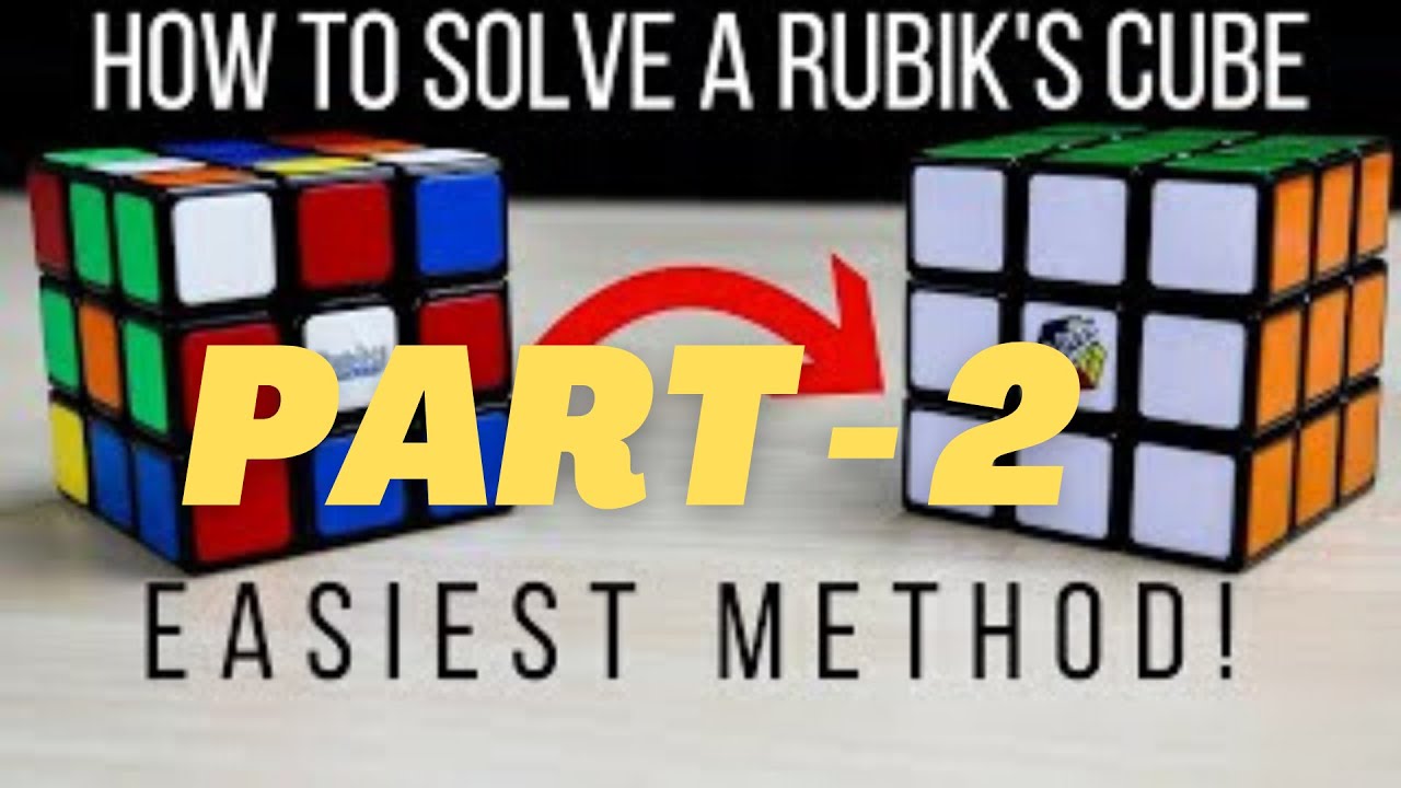 How to Solve a 3x3 Rubik's Cube | PART 2 | Step by Step Explained ...