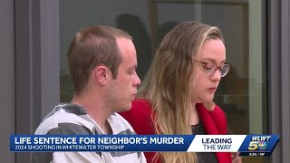 Man sentenced for shooting, killing neighbor in Whitewater Township