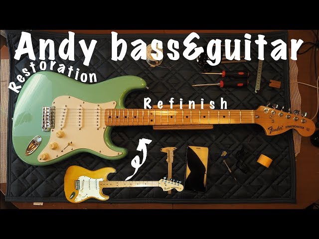 Refinish Fender Japan Stratocaster - YouTube