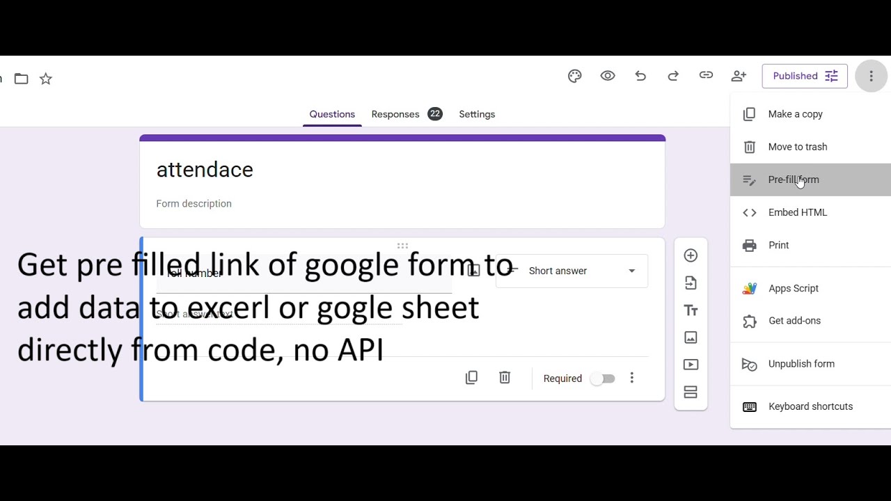 Get pre filled link of your google form to add data from python scripts ...
