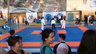 Sparring Male -71Kg Russia Vs Kazakhstan 8Th Asian Taekwondo Championship 2016 At Almaty