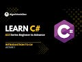 Introduction to C# | C# Tutorial for Beginners 🚀 | Lecture 1