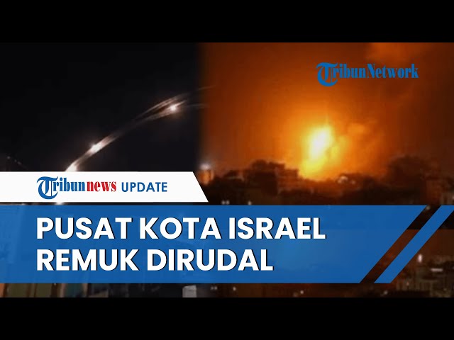 Serangan Militan Irak Meluas! Rudal Arqub Hantam Pusat Kota Israel, Lokasi Penting Zionis Membara class=