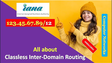 What is CIDR|Classless Inter-Domain Routing|CIDR|CIDR Format|CIDR Explained with Example HINDI URDU