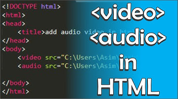 How to Add Audio/Video in HTML in Hindi Urdu||M.A Web Design&Development