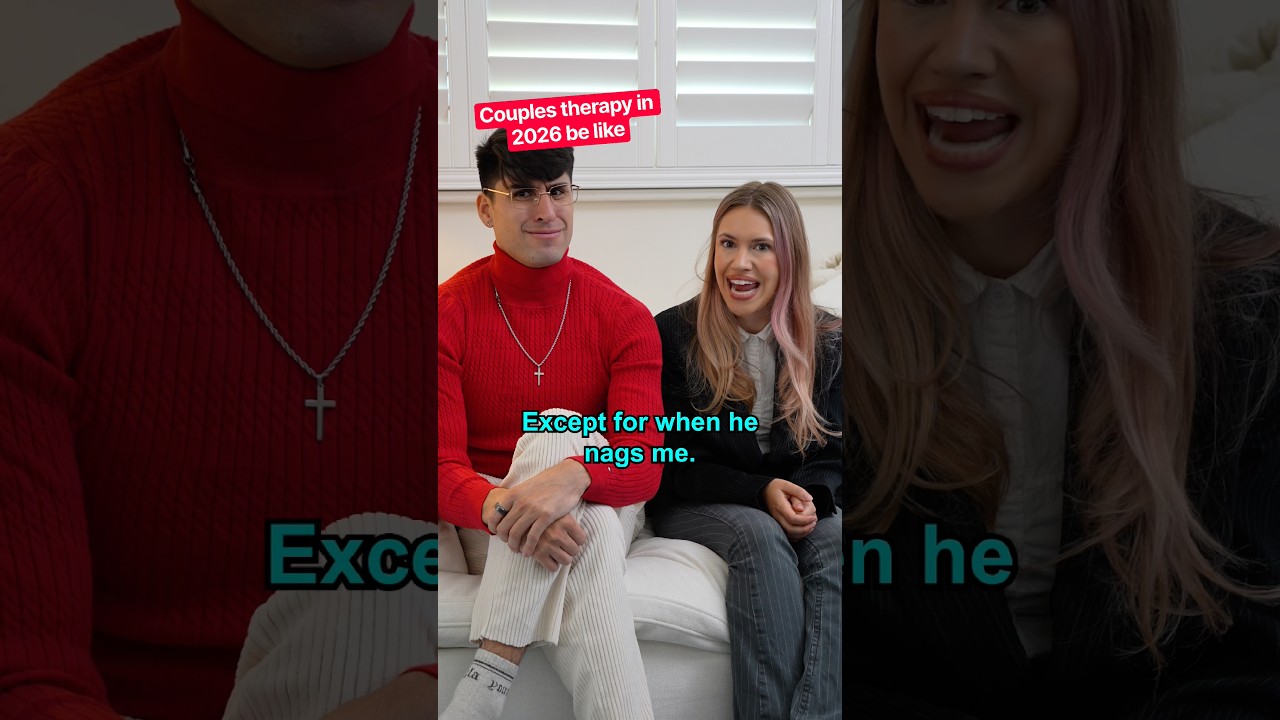 Couples therapy in 2026 be like 🙄😅😂 #shorts #funny #comedy #marriage #husband #wife #humor
