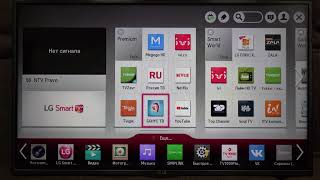 Как настроить Wi - Fi и запустить YouTube (Смарт ТВ) приложение на телевизоре LG 42LA620V
