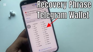 How to get backup codes of telegram wallet | Telegram wallet recovery phrase