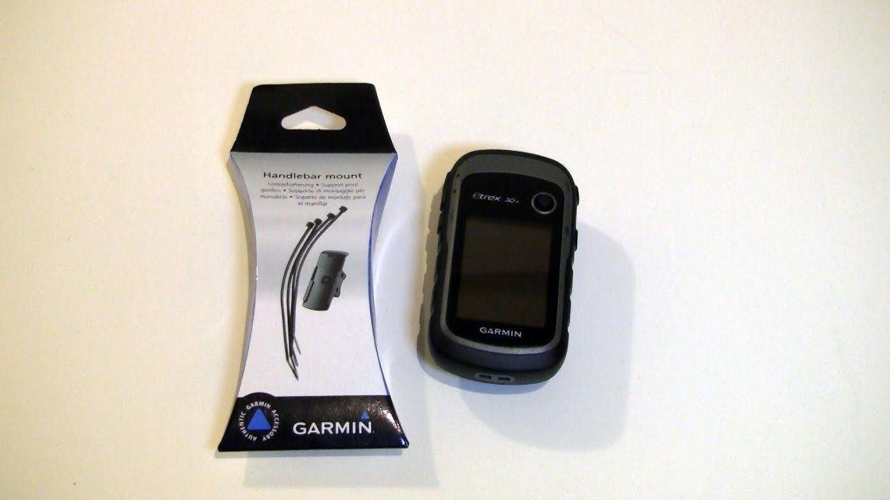 Bogholder sigte enkelt Garmin Bike Handlebar Mount Unboxing and Setup for the Garmin eTrex 30x -  YouTube