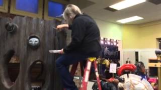 Celebrity Jesse painting on part of the Kingsport Carousel Wealth