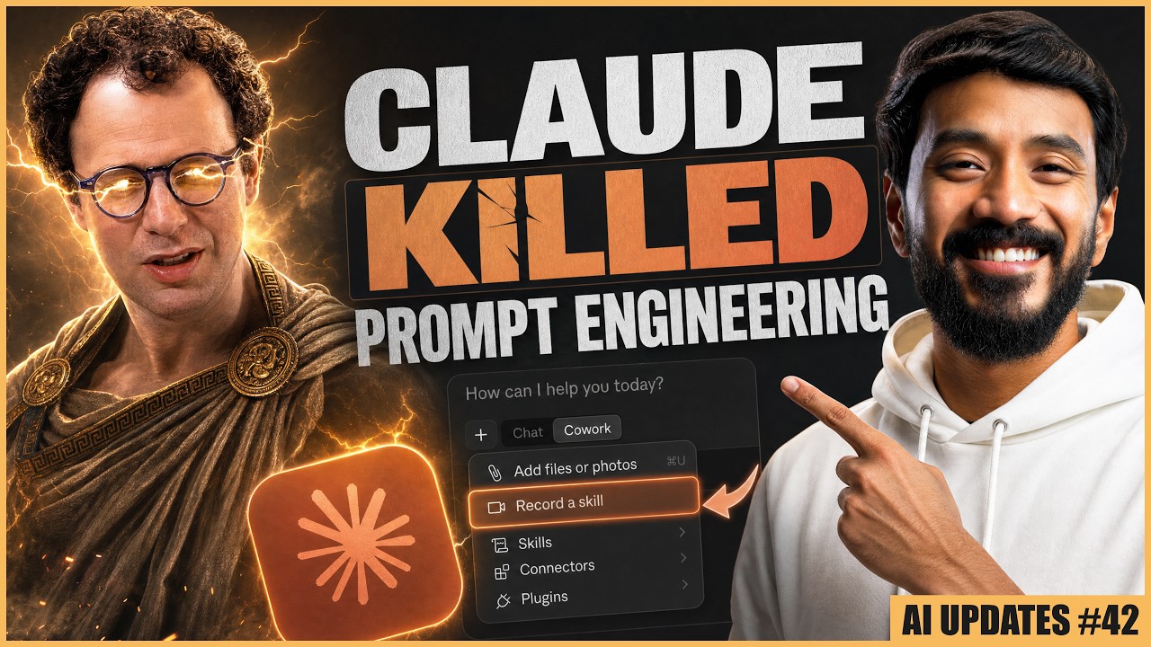 Claude Just Killed Prompt Engineering. This Is The New Way. (+17 AI Updates)