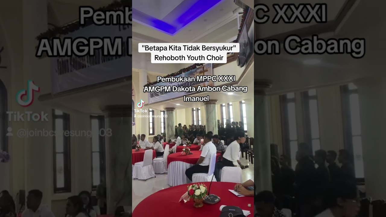 Cover KJ. 337 "Betapa Kita Tidak Bersyukur" — Rehoboth Youth Choir