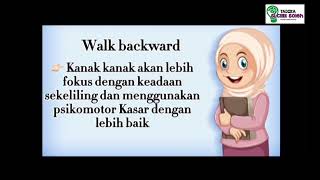 BALANCE BEAM & WALK BACKWARD | AKTIVITI MOTOR KASAR | GROSS MOTOR ACTIVITY