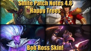 SMITE: Patch Notes 4.8 - Happy Trees - Bob Ross Skin!