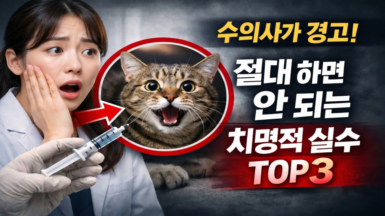 고양이 예방접종, 이것 모르면 냥님 목숨이 위험해요! 🙀 수의사가 절대 하지 말라는 치명적인 실수 TOP 3