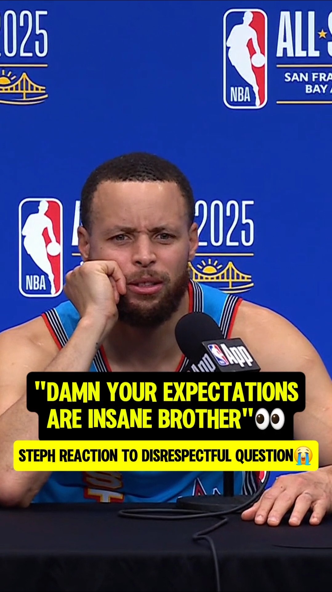 Steph couldn't believe Bro's question?