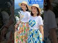 🌿 V33 – SET ÁO + CHÂN VÁY HOA 💰 350K/sett☎️ Zalo Nhi NOKA: 0913 554 063 💫#sale #fashion #thoitrang