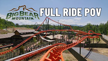 Big Bear Mountain Roller Coaster at Dollywood Full Ride POV