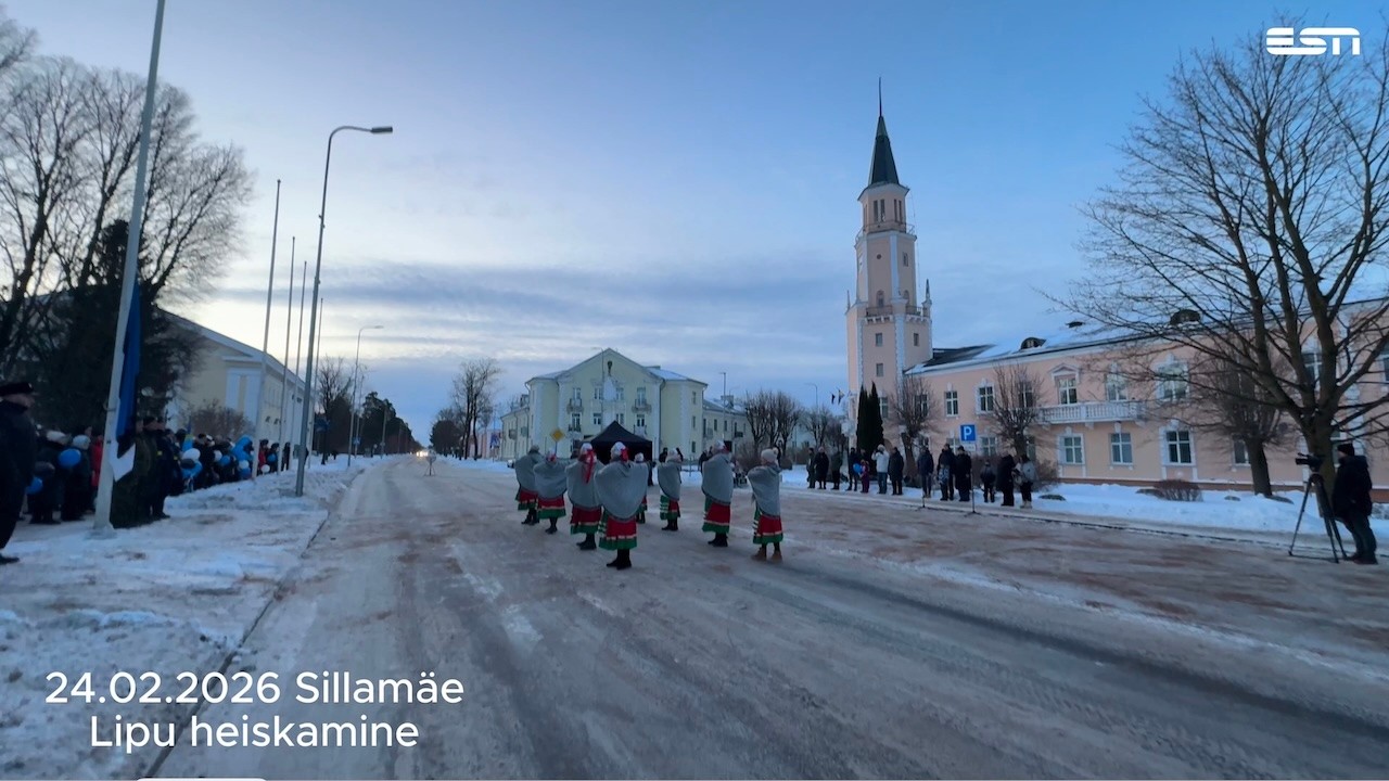 24.02.2026 Sillamäe lipu heiskamise tseremoonia