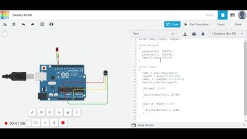 Water heat controller- how to use LM35 using Arduino Tinkercad circuit