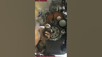 how to open a engine man Oil seal 4jb1 diesel engine isuzu