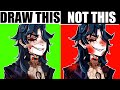 DRAW THIS, NOT THAT [blood, water, special fx]