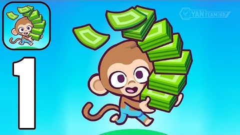 Monkey Mart - Gameplay Walkthrough Part 1 Tutorial Manage Mart (Android,iOS)