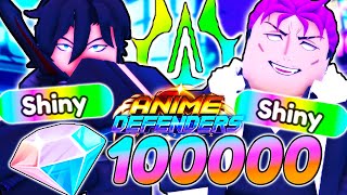 Can 100,000 GEMS Get You A Secret Unit?!? (Anime Defenders)