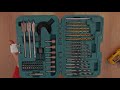 Unboxing Makita P 90233 75 PIECE DRILLING, DRIVING AND ACCESSORY BIT SET - Bob The Tool Man