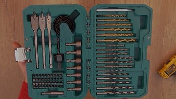 Unboxing Makita P 90233 75 PIECE DRILLING, DRIVING AND ACCESSORY BIT SET - Bob The Tool Man