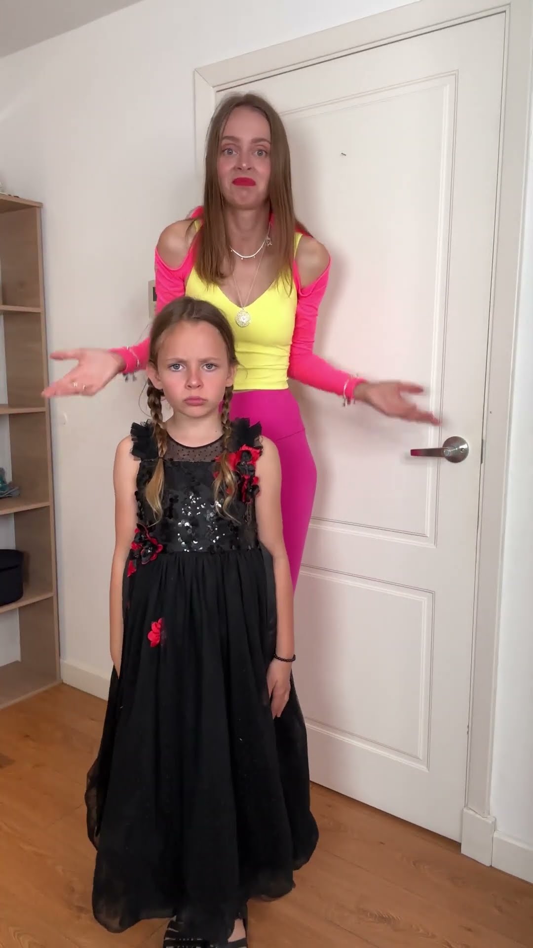 Best Tik Tok Challenge with Mirror Door #shorts by Anya Kova