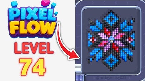 Pixel Flow Level 74 Walkthrough