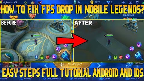 How To Fix Fps Drop In Mobile Legends? (Smooth Map 144 P) Full Tutorial | Mobile Legends