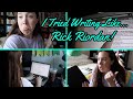 I TRIED WRITING LIKE RICK RIORDAN // a writing vlog