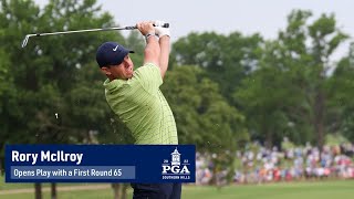 Rory McIlroy shoots five-under par 65 | Round 1 | PGA Championship | 2022