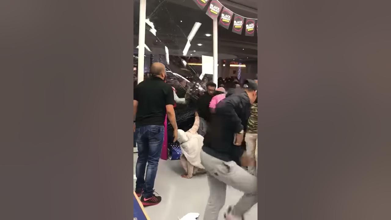 Black Friday stampede YouTube