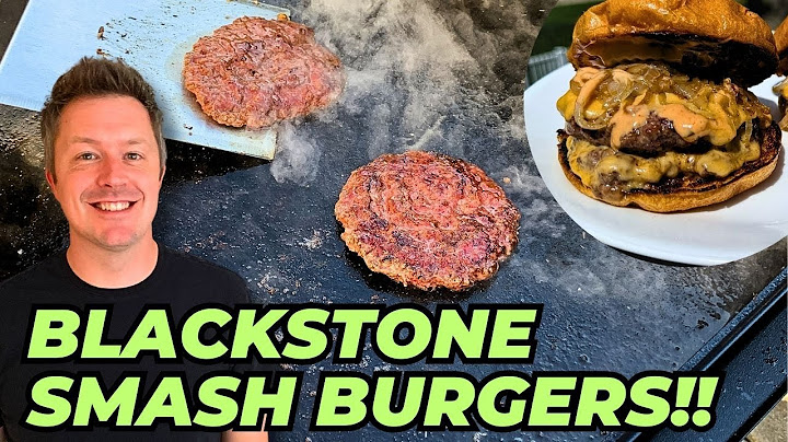 Blackstone SMASH BURGERS!! | Easy Smash Burgers on a Blackstone Griddle