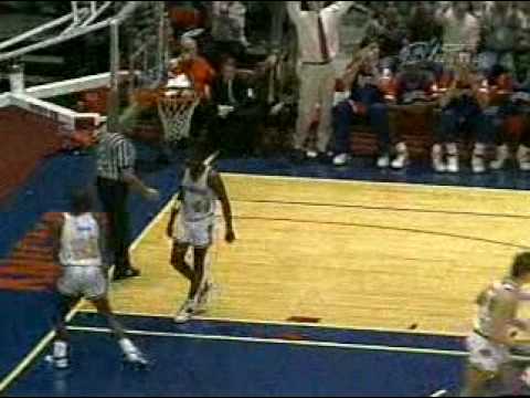 Billy Owens alley oop to Stevie Thompson vs. Missouri 1988 Pre-Season NIT