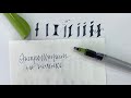 Экспрессстрим на коленке #2 Приемы декорирования букв Pilot Parallel Pen (ом:)