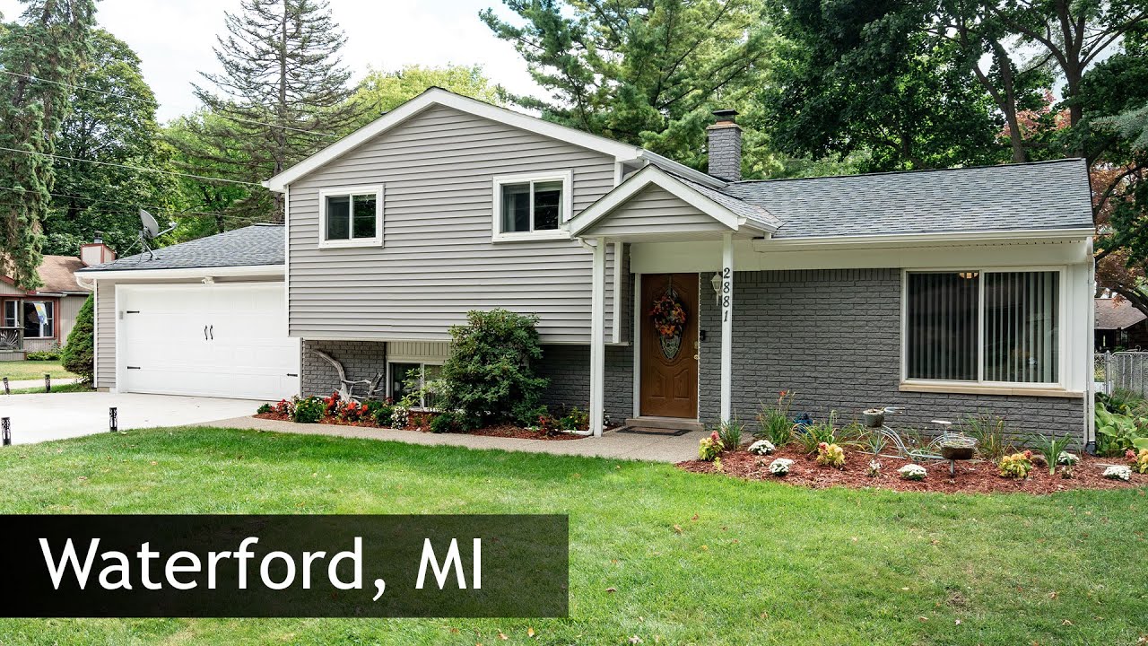 Tour of 2881 N Lake Angelus Waterford, MI Real Estate & Homes YouTube