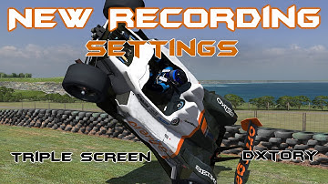 New Recording Settings | Triple Screen | Dxtory | Test
