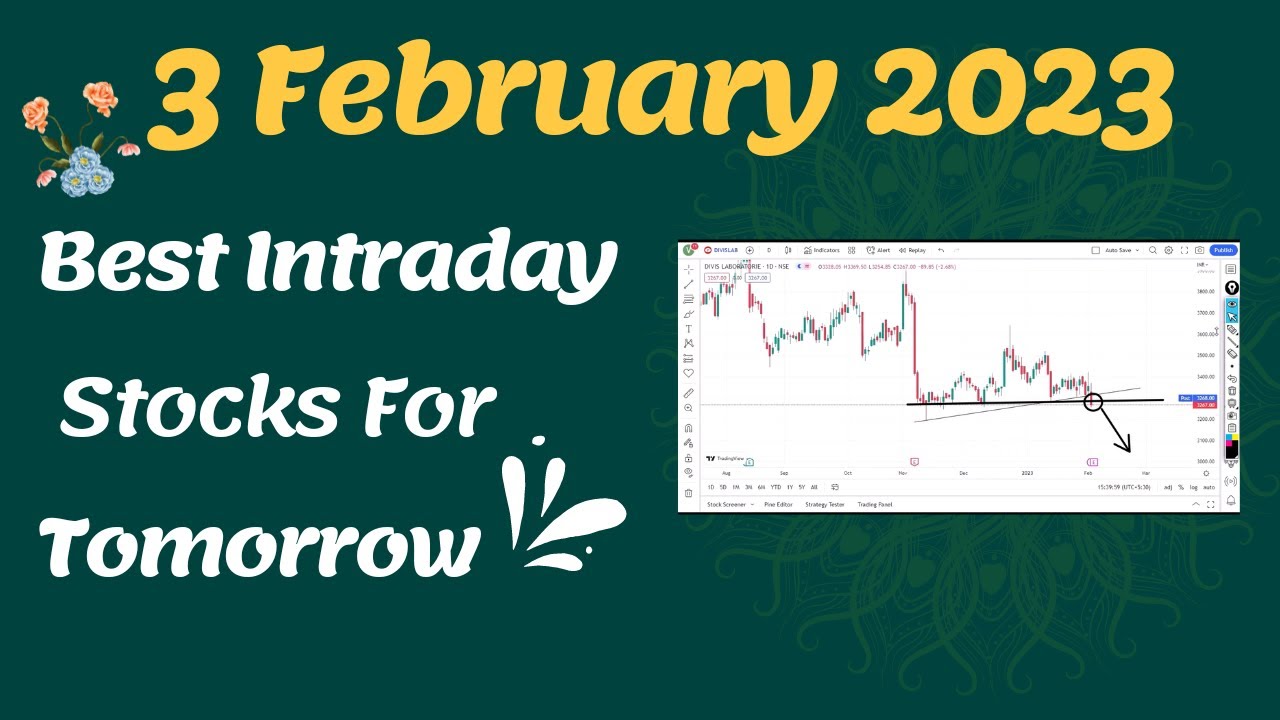 Intraday Stocks For Tomorrow 3 February 2023 | Trade With Discipline ...
