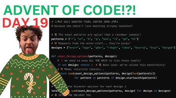SIMPLE WALKTHROUGH Advent of Code 2024 - Day 19