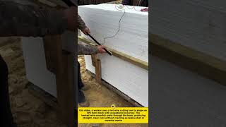 Precision EPS Foam Cutting with a Hot Wire Cutter | Modern Construction Technique