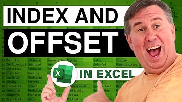 Excel - INDEX & OFFSET Functions in Excel - Retrieve Data Dynamically - Episode 485