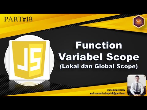 Belajar Javascript Pemula - Part#18 Function Variabel Scope