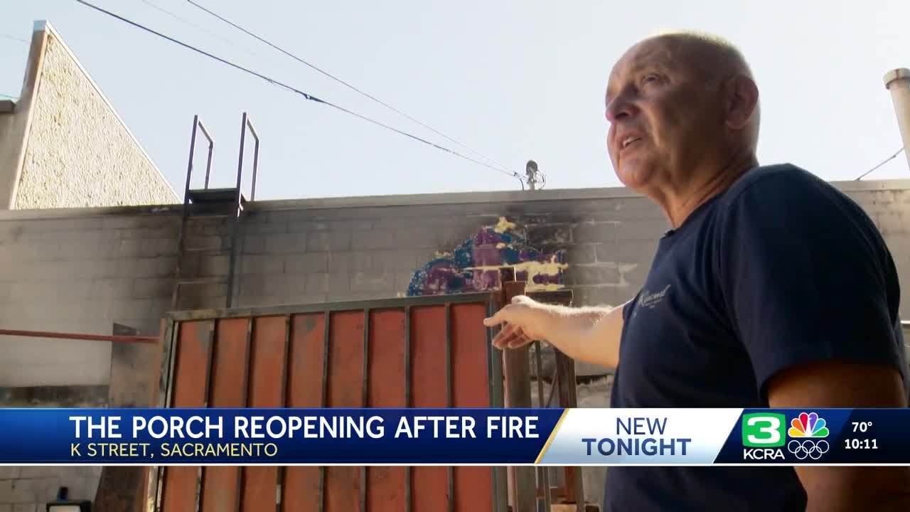 Sacramento's Porch restaurant reopens a month after fire closure